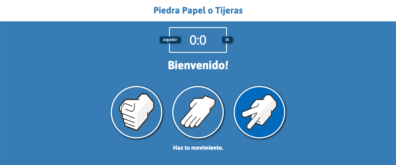 Juego Piedra Papel o Tijeras.